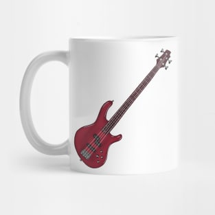 Red Bass Instrumental Music Mug